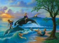 kids and dolphin 26 Fantasy
